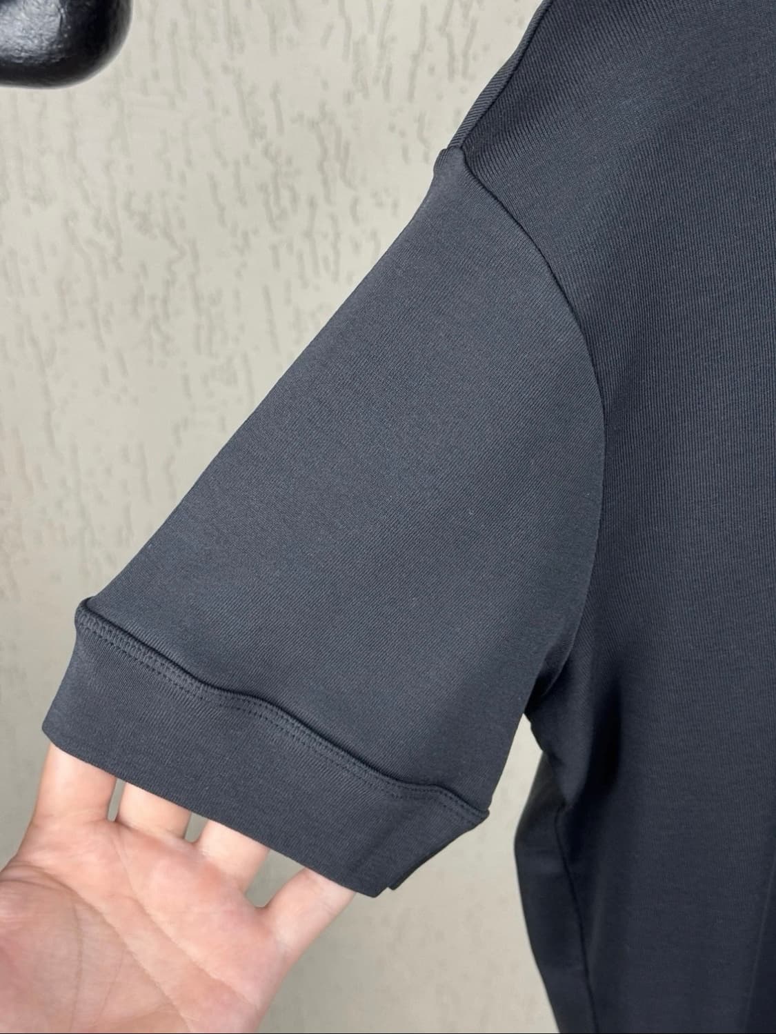 르메르 23SS 리브드 크루넥 코튼 티셔츠 스퀴드 잉크 S 상품이미지5