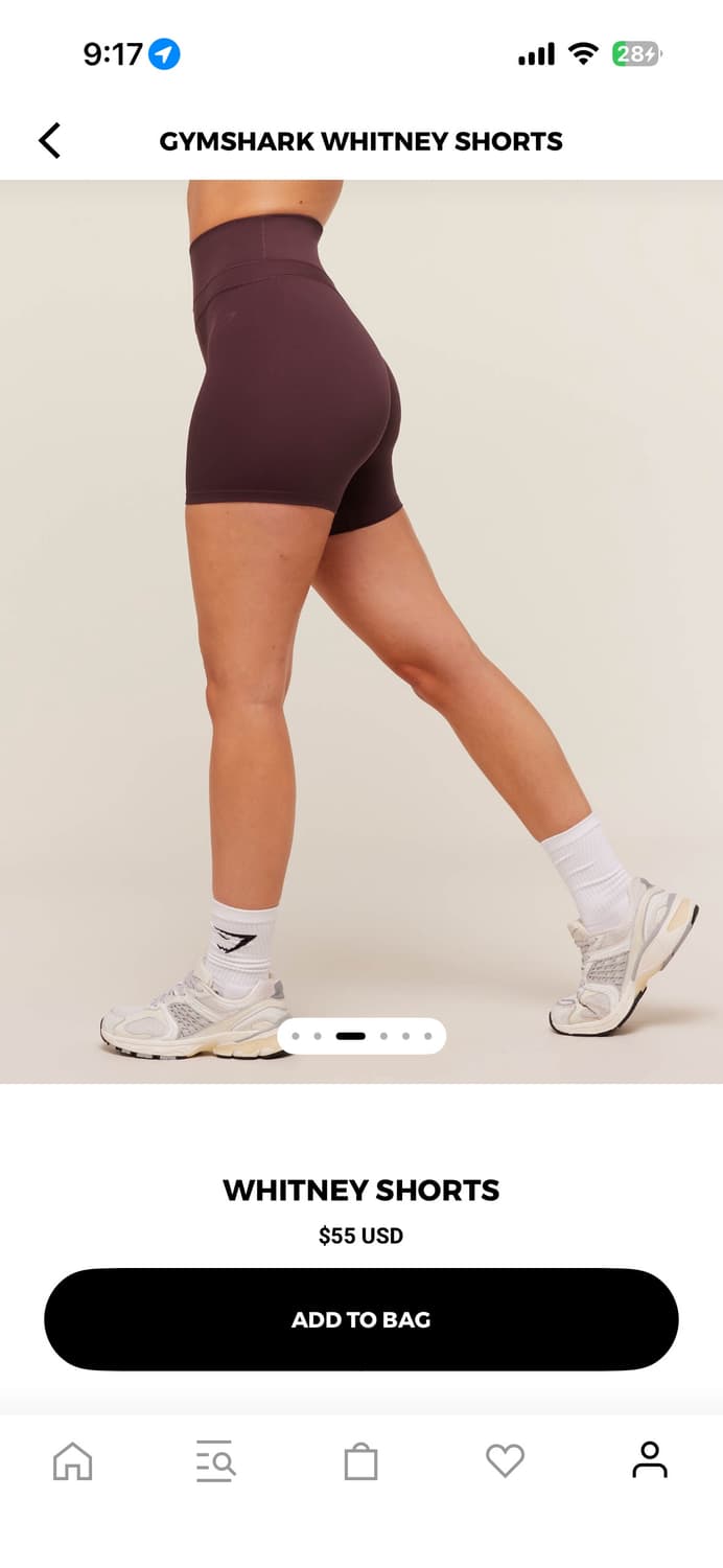 gymshark 반바지 M 상품이미지3