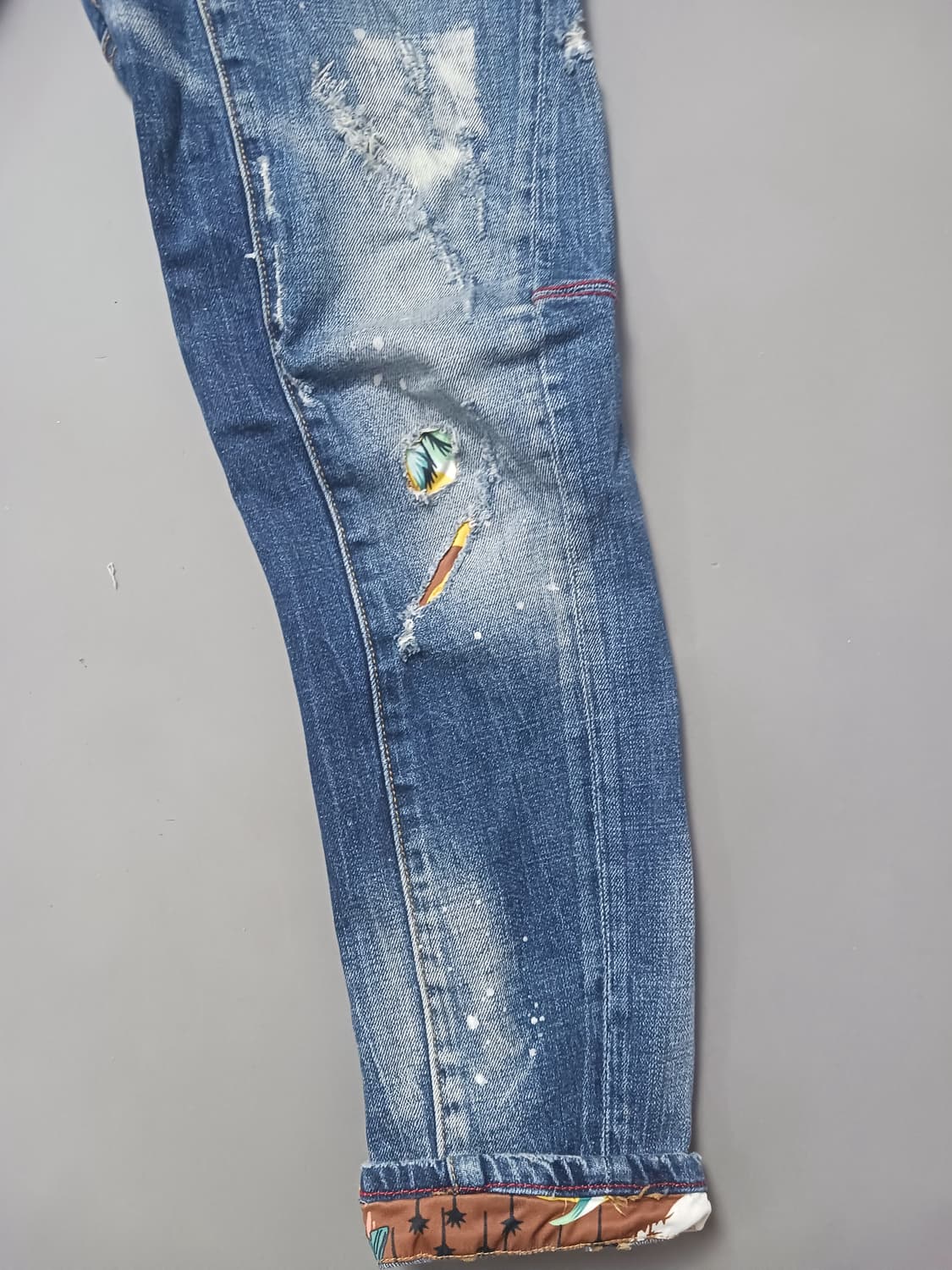 [28] 디스퀘어드2 롤업 타이디바이커진 청바지 상품이미지5