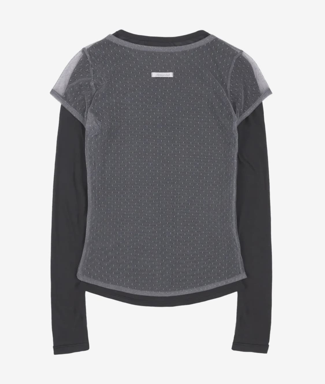 3-WAY 도트 레이어드 롱슬리브 (GRAY) 상품이미지2