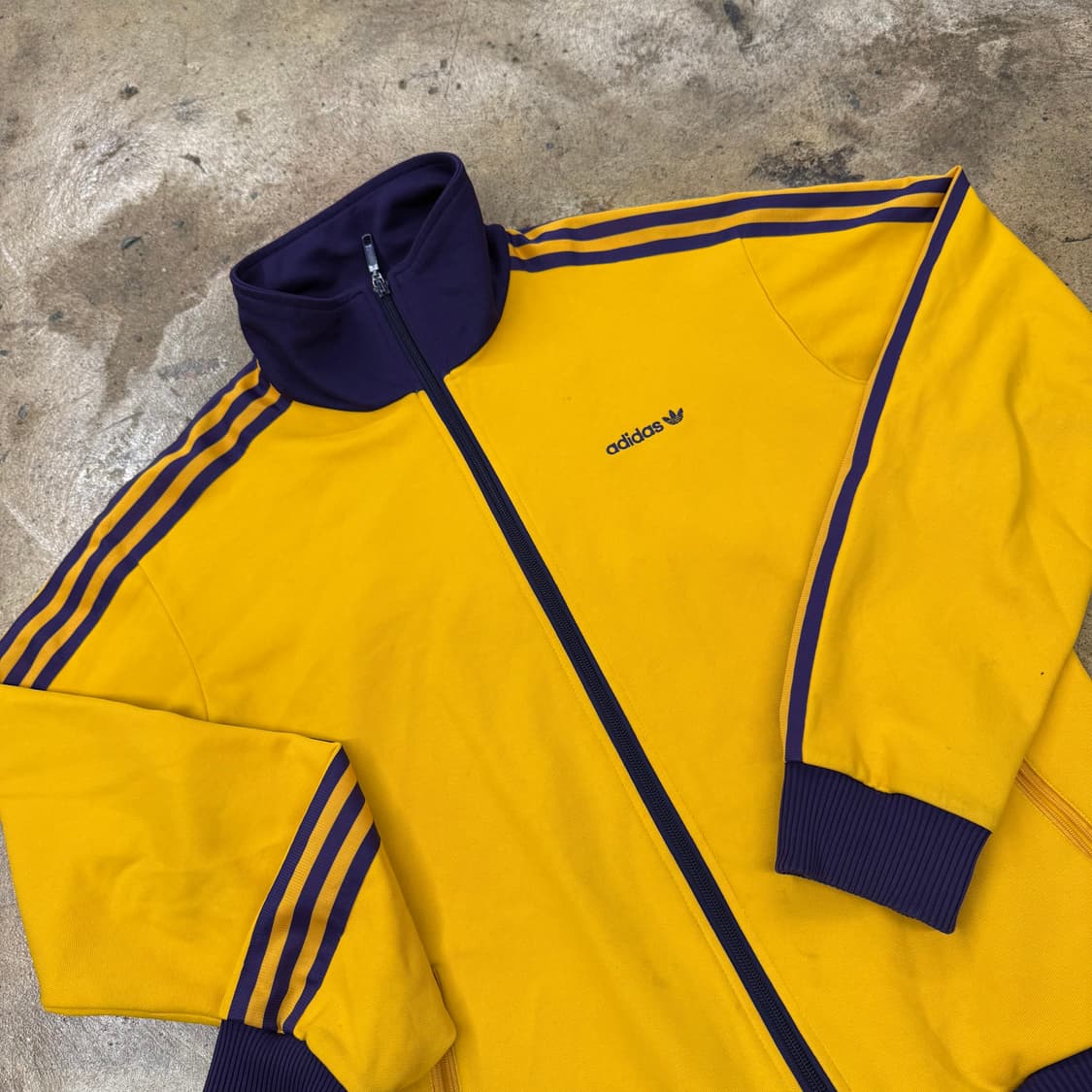 아디다스 옐로우 퍼플 베켄바우어 져지 트랙탑 100 상품이미지1