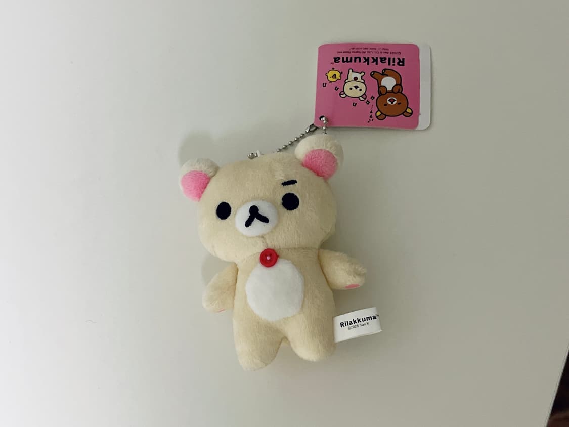 산엑스 리락쿠마 키링 눈썹 코리락쿠마 마스코트 인형 리락쿠마 느슨하게 시 상품이미지1