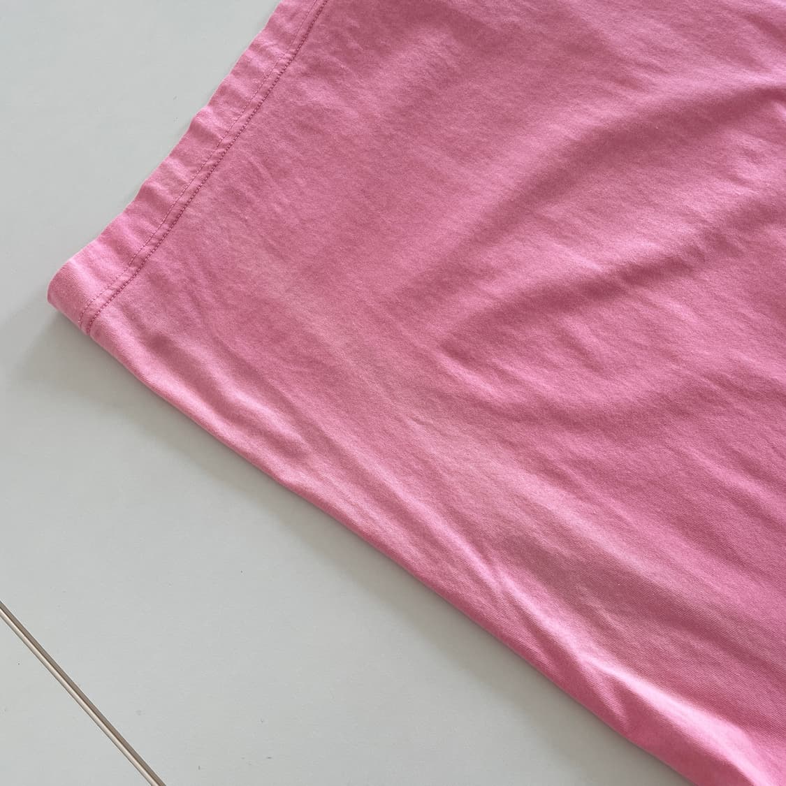 돌체앤가바나 공용M-L 브이넥 핑크 반팔 티셔츠 상품이미지4