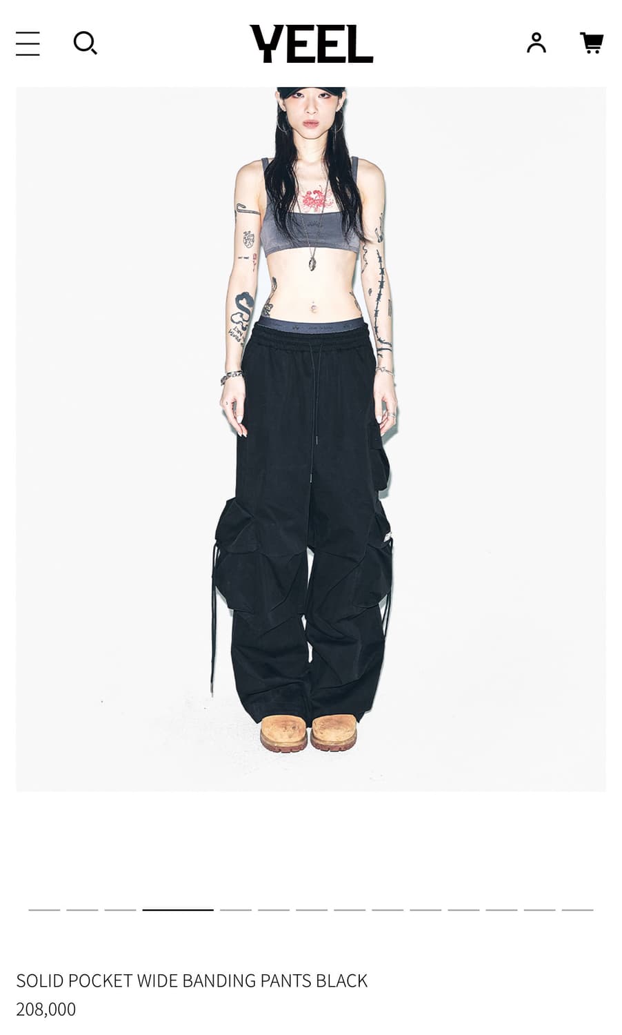 yeel 사이드 포켓 와이드 팬츠(현재 품절 상품) 상품이미지1