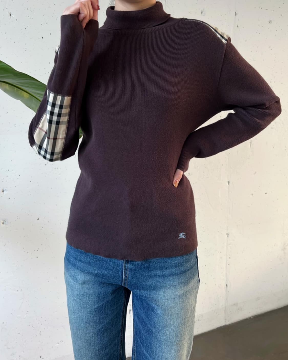 버버리 패치워크 니트 상품이미지3