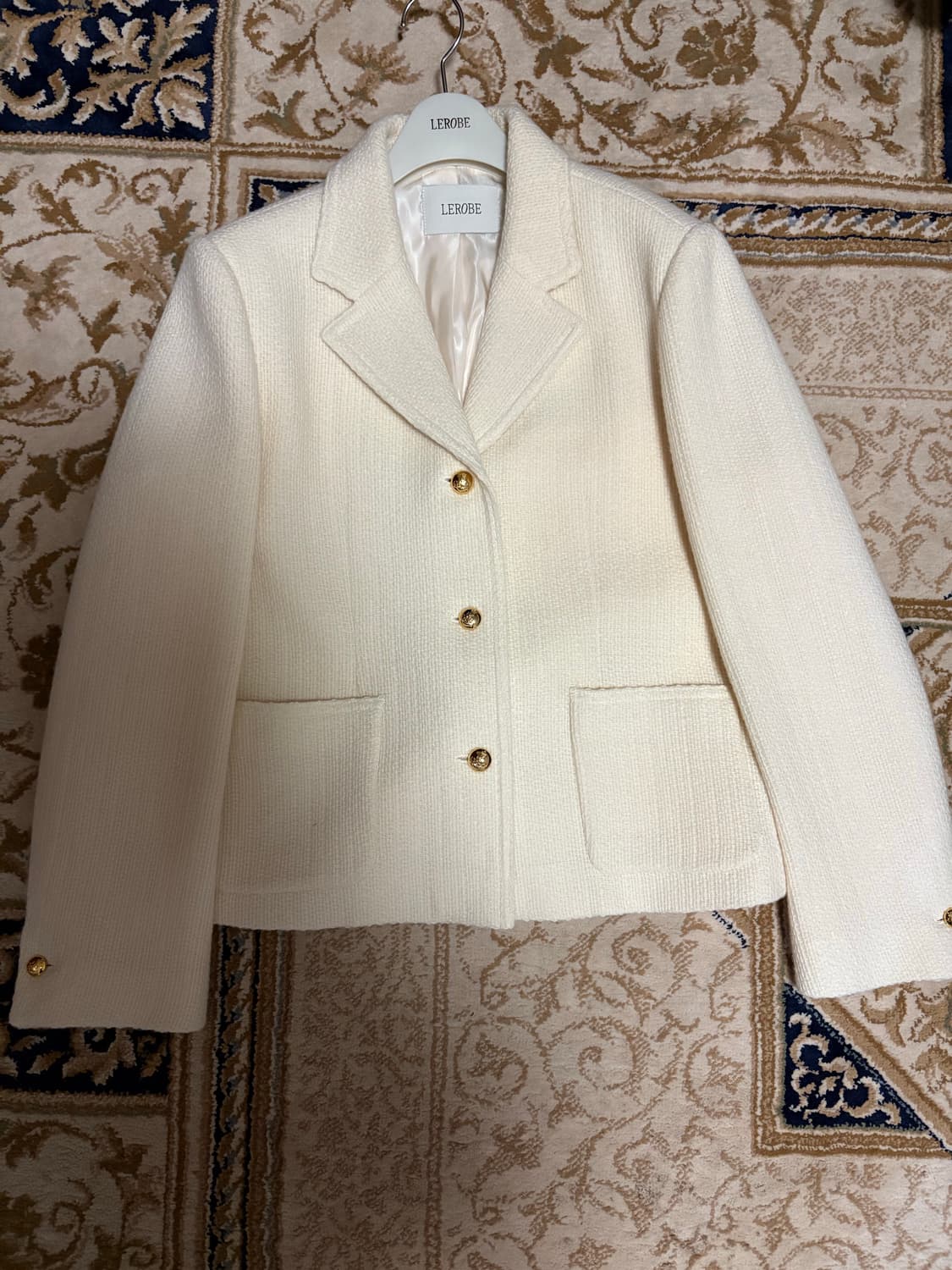 르로브 클래식 트위드 자켓  상품이미지6