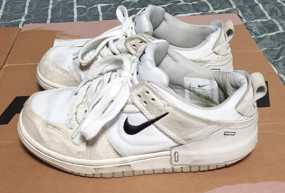 나이키 덩크로우 디스럽트2 화이트 라이트본 (230) 상품이미지3