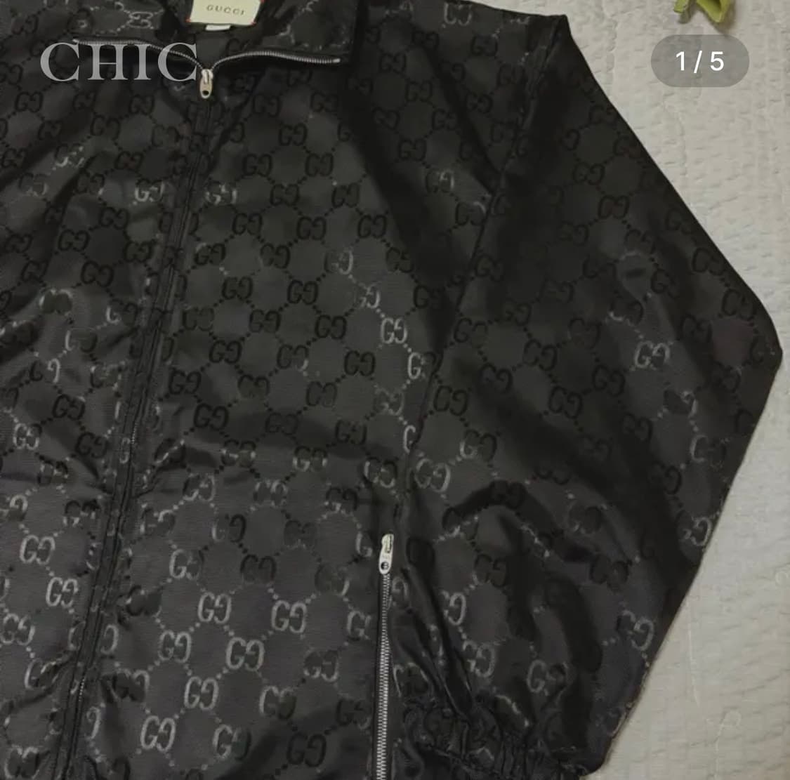 [구찌 오프 더 그리드 GG 로고 수프림 집업 자켓] 상품이미지1