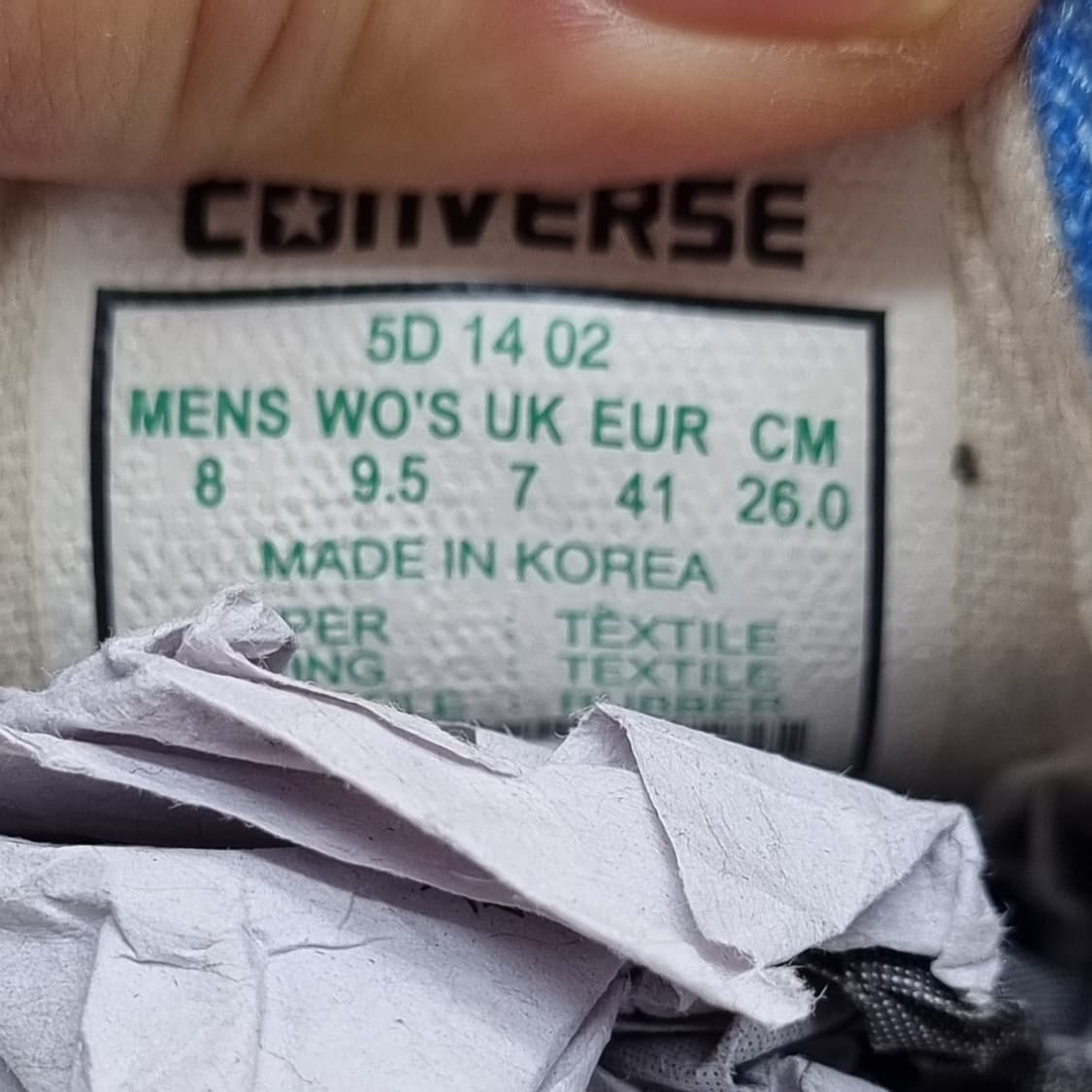 컨버스 올스타 블루 남성스니커즈260  상품이미지6