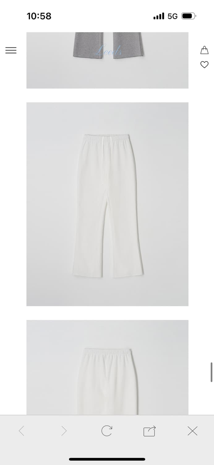 Leeds 리즈 윈터 부츠컷 밴딩 팬츠 상품이미지4