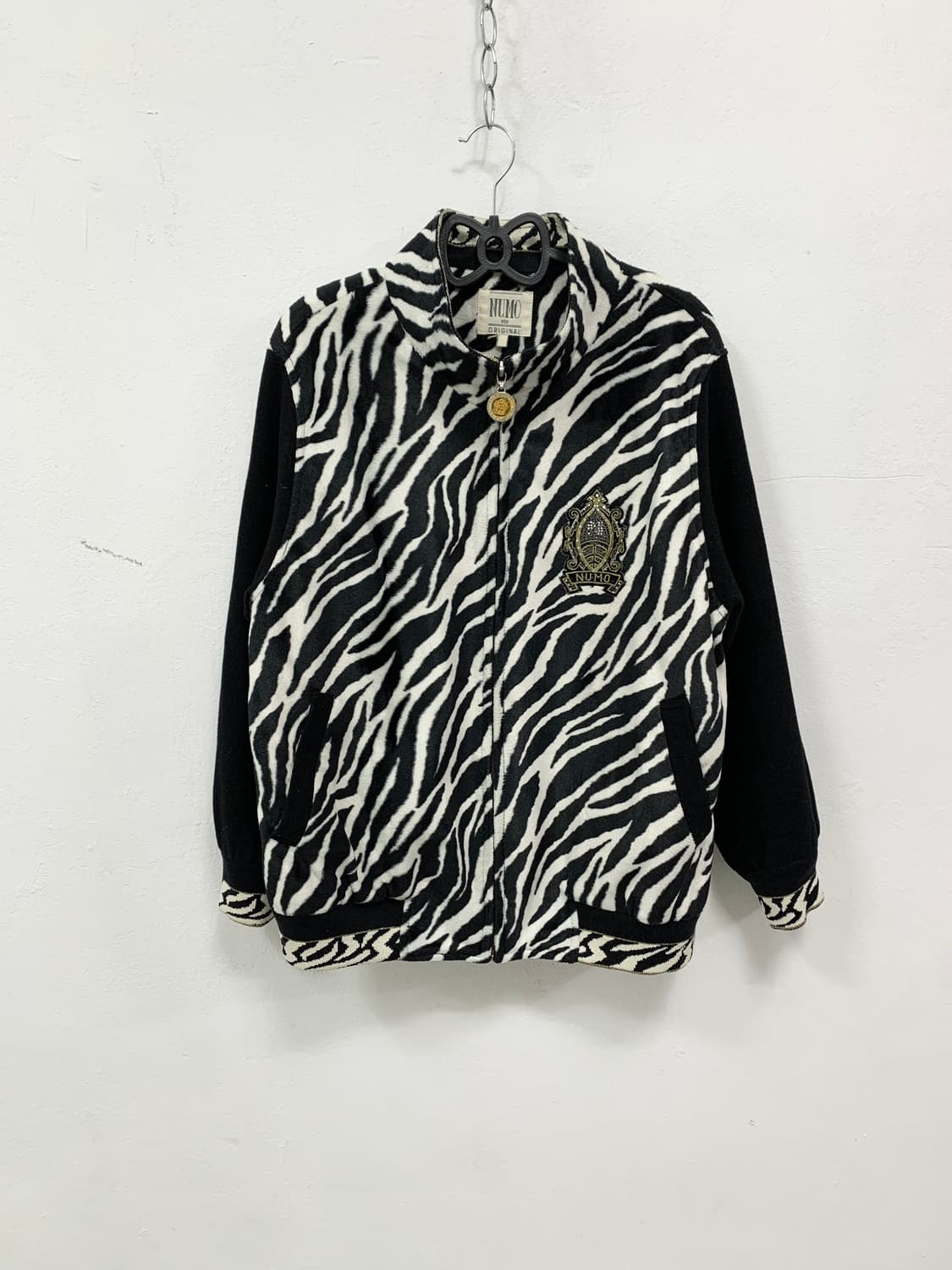 [NUMO] 오네갸루 지브라 퍼 집업 상품이미지6