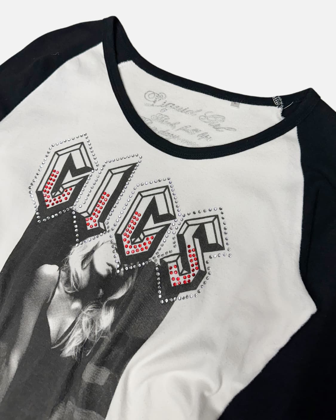 cubic lettering girl t-shirt 상품이미지2