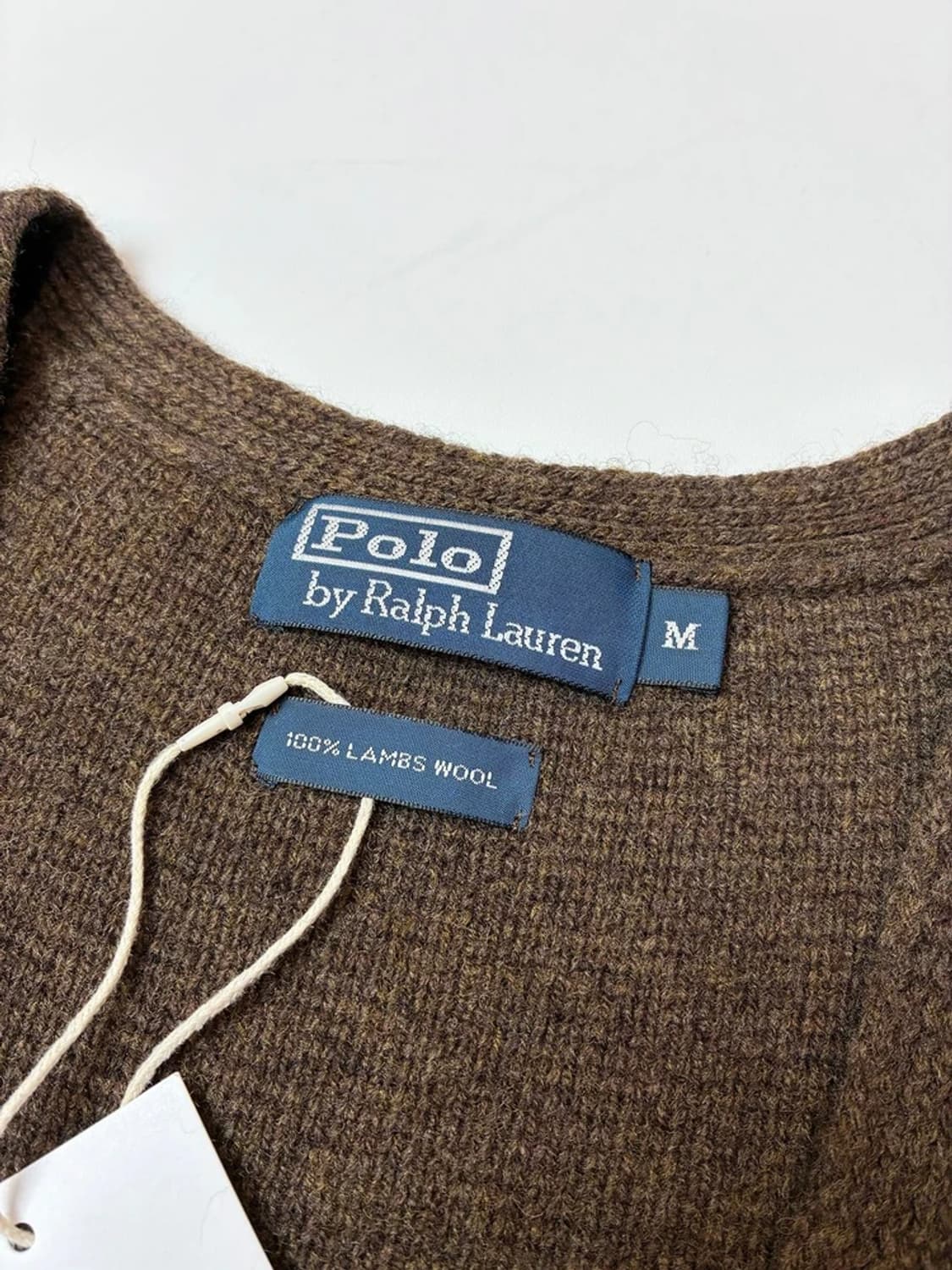 폴로 랄프로렌 00s 헤링본 램스울 니트 조끼 PN5132 상품이미지5