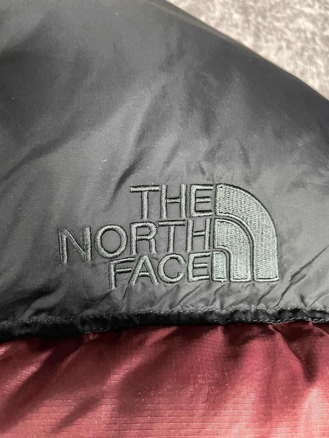 TNF 1996 눕시 블랙자수 상품이미지7