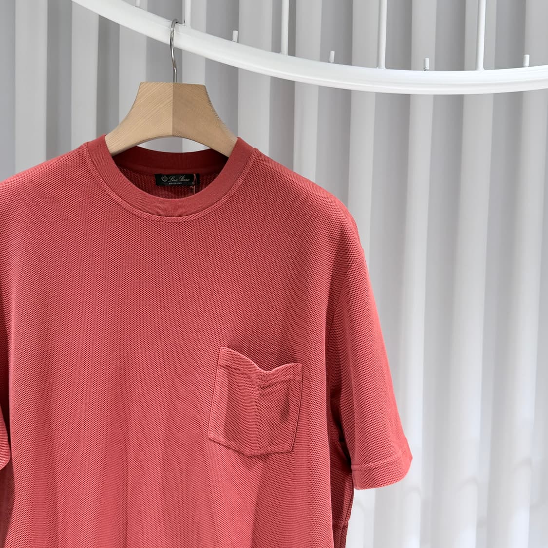 (S-/XL) / 로로피아나 폴로 카라넥 코튼 반팔 티셔츠 상품이미지4