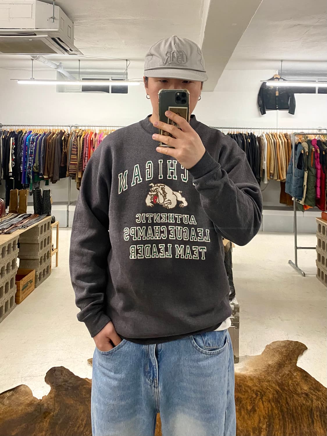 90's ONEITA michigan sweat shirts 90년대 상품이미지8