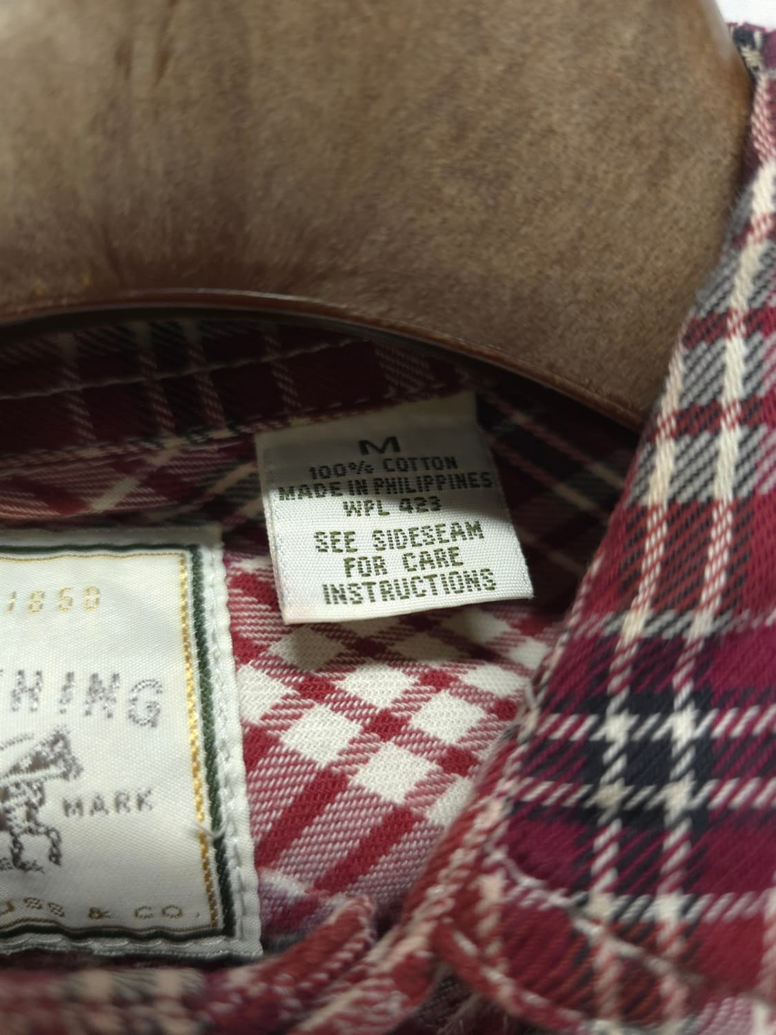 리바이스 남성 빈티지 무드 레드 체크 워크 셔츠(100) 상품이미지8