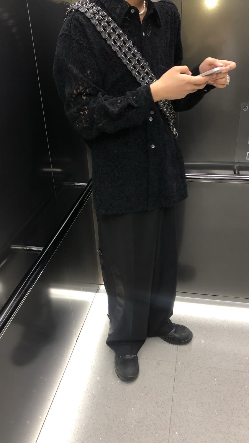 유스 플라워 셔츠 m 상품이미지2