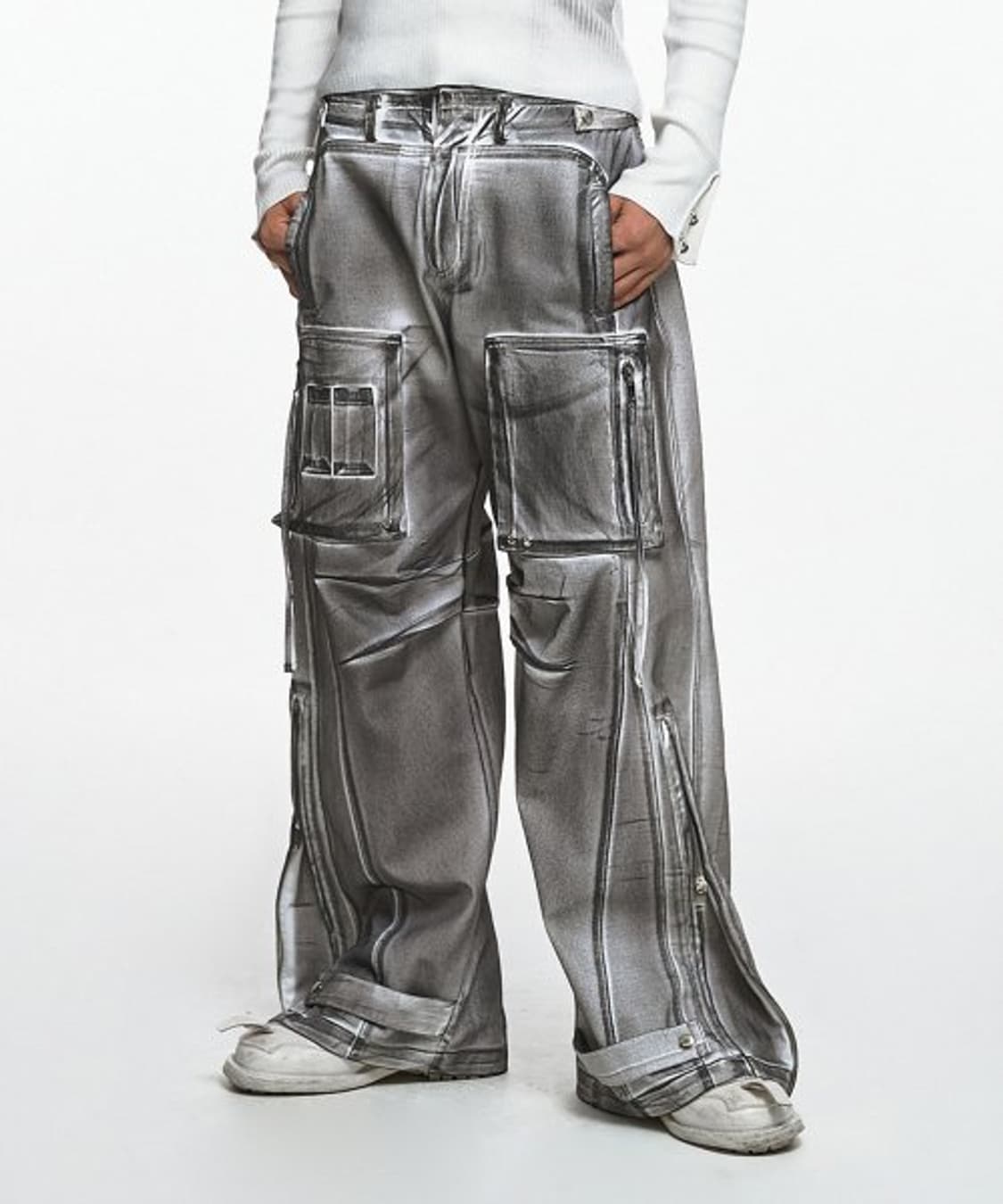 Nache 나체 슬레이 워싱 팬츠 상품이미지1