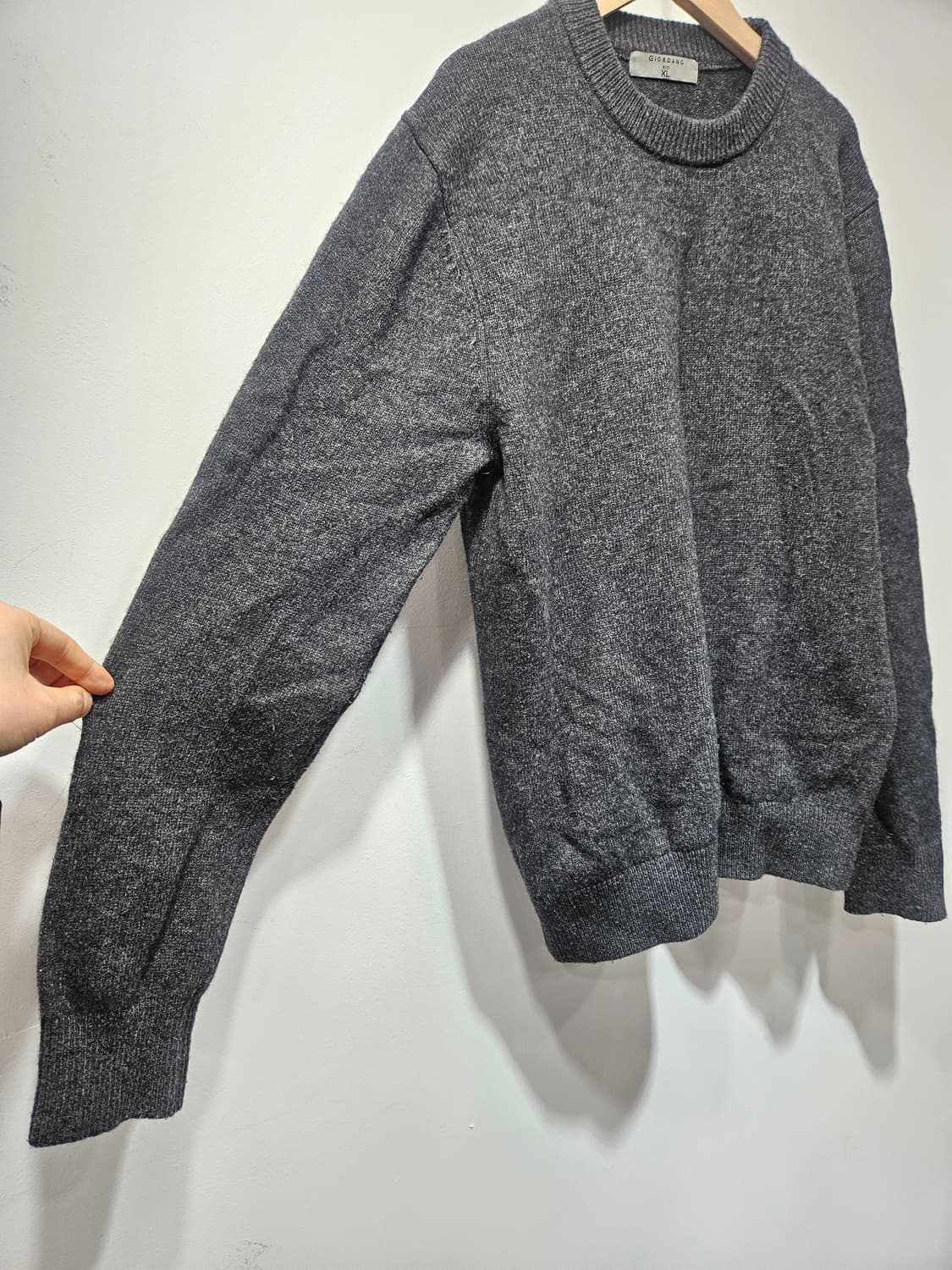 지오다노(Giordano) 울니트 차콜 그레이 XL 상품이미지3