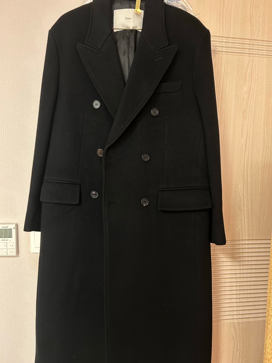 던스트 블랙 더블 코트 S 상품이미지4