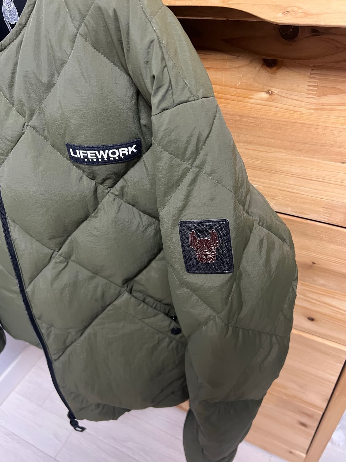 라이프워크 퀼팅 경량 덕다운 자켓 상품이미지4