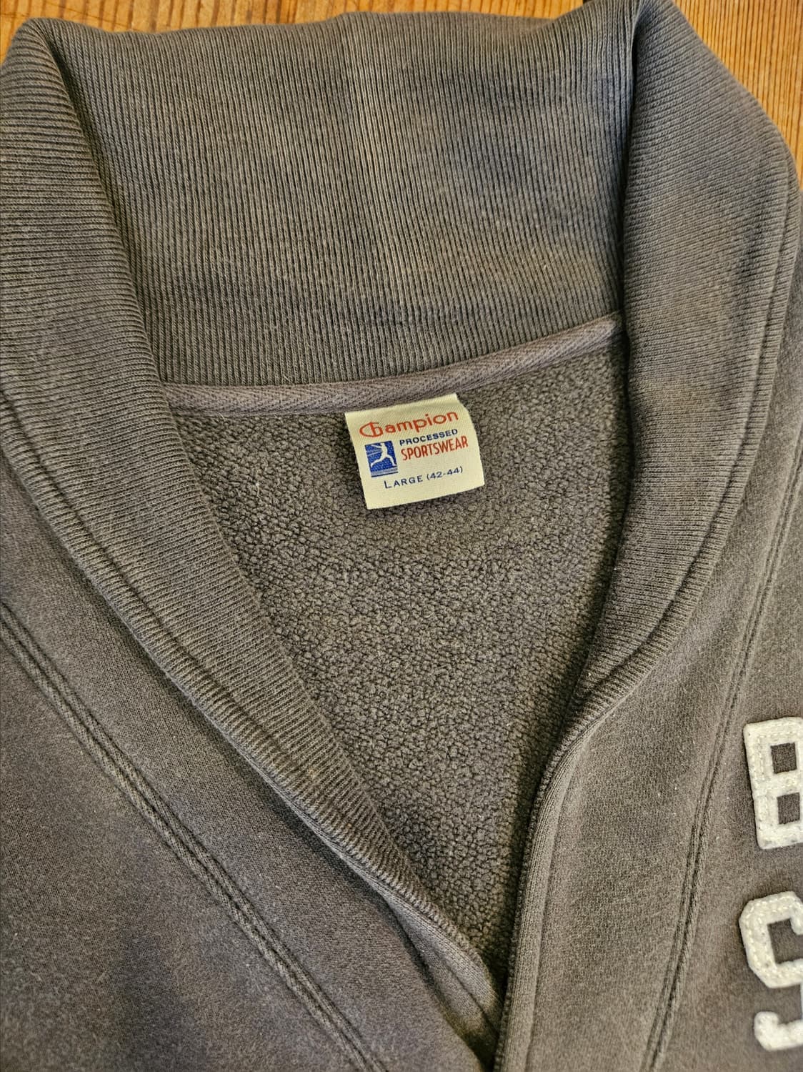 챔피언 코튼 쇼울 카라 가디건 상품이미지3