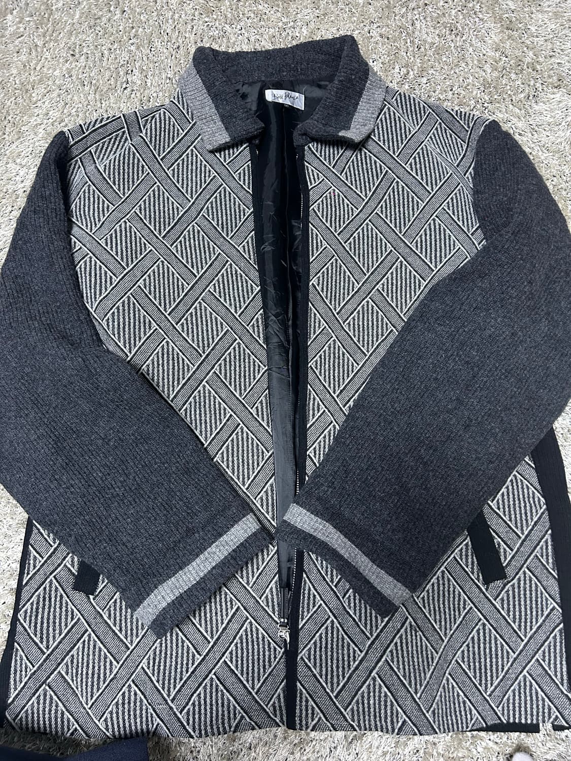 일제 니트 집업 사이즈 110 상품이미지1