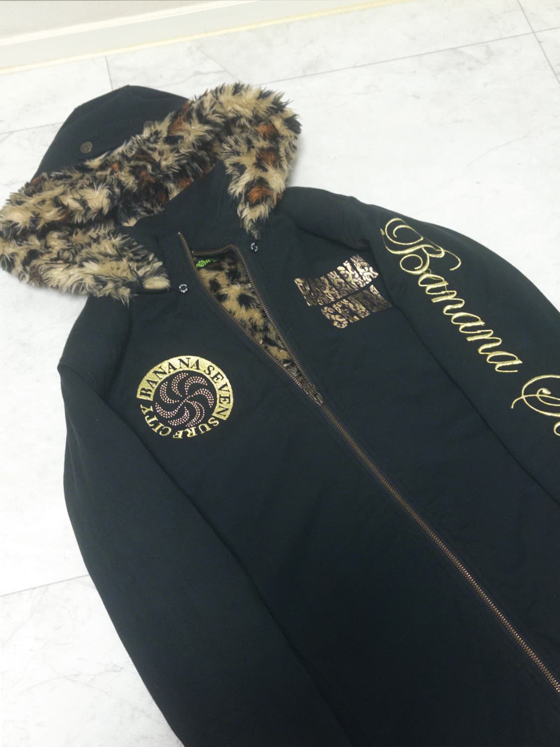 일본 빈티지 호피 아우터 상품이미지1