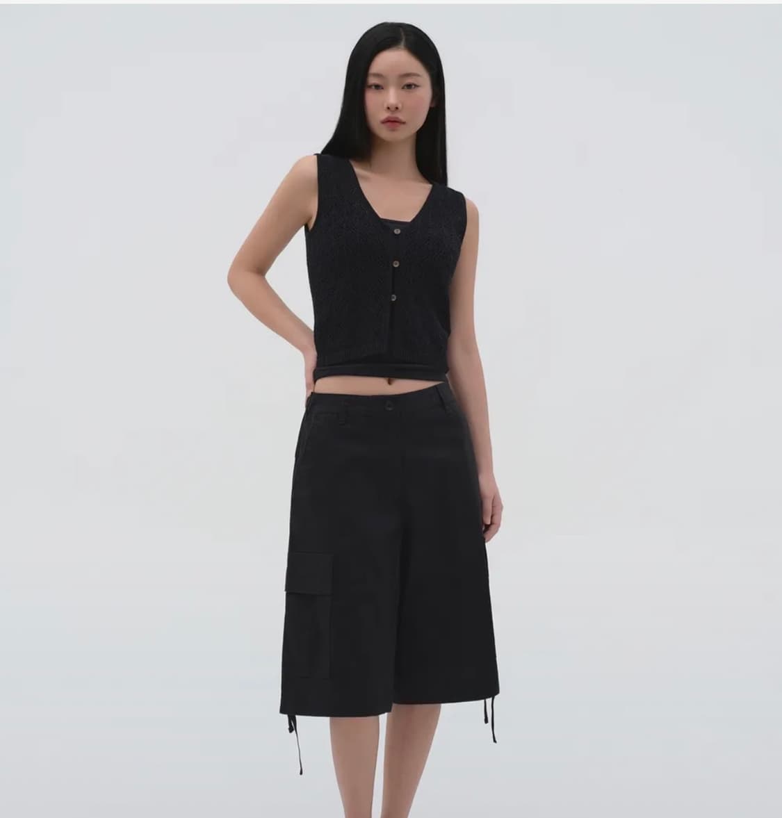 무신사스탠다드우먼 버뮤다 팬츠 상품이미지1