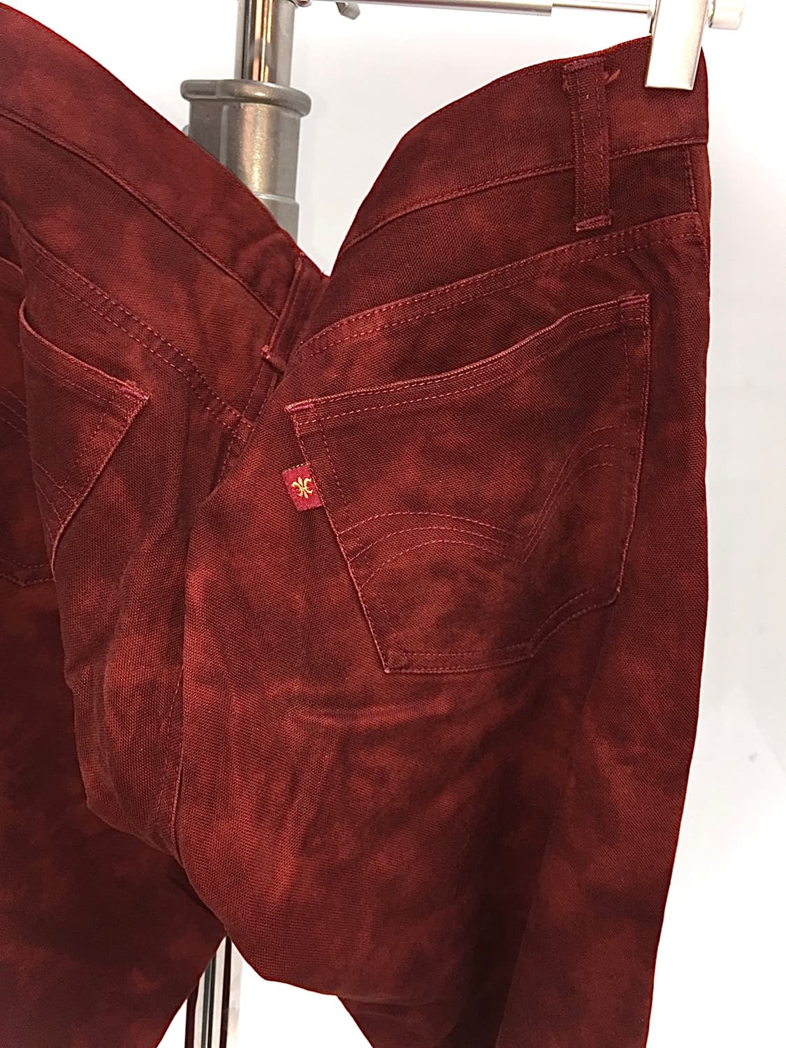 Y2K Vintage Red Flare Jeans 상품이미지2