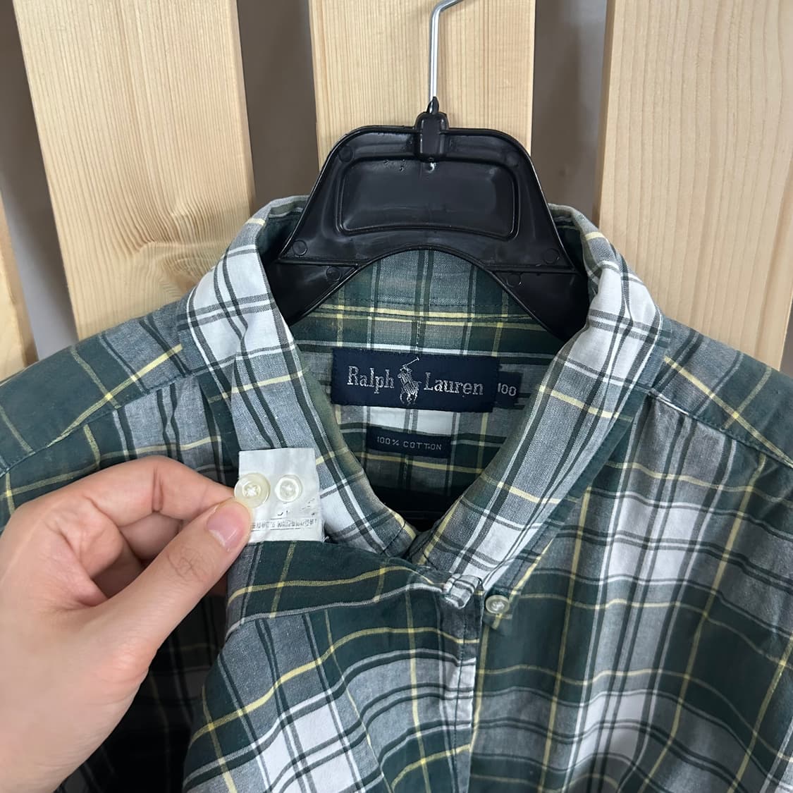 (L) 폴로 랄프로렌 반팔 체크 셔츠 상품이미지5