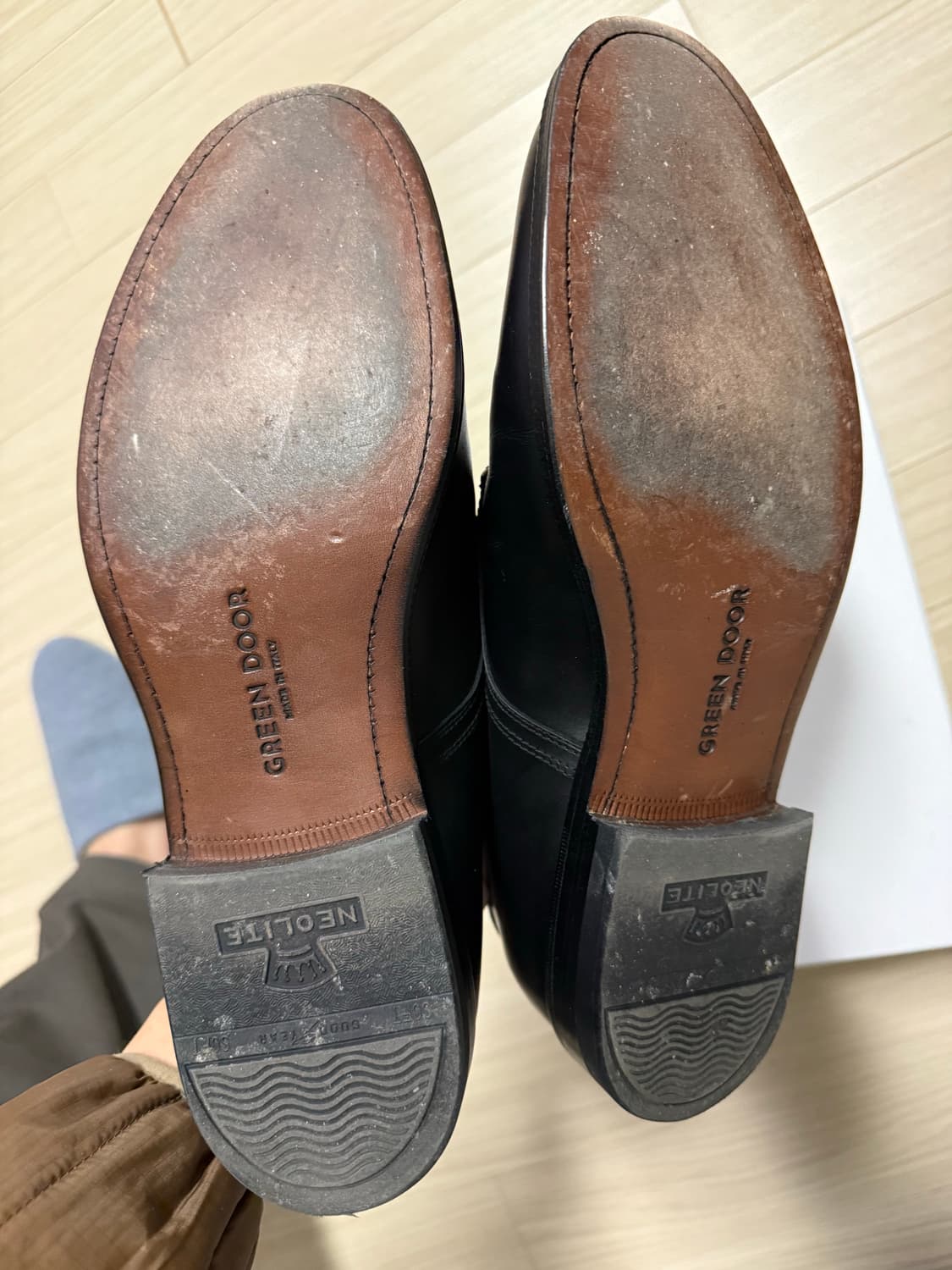 그린도어 서비스슈즈 UK9(280) 블랙 상품이미지3