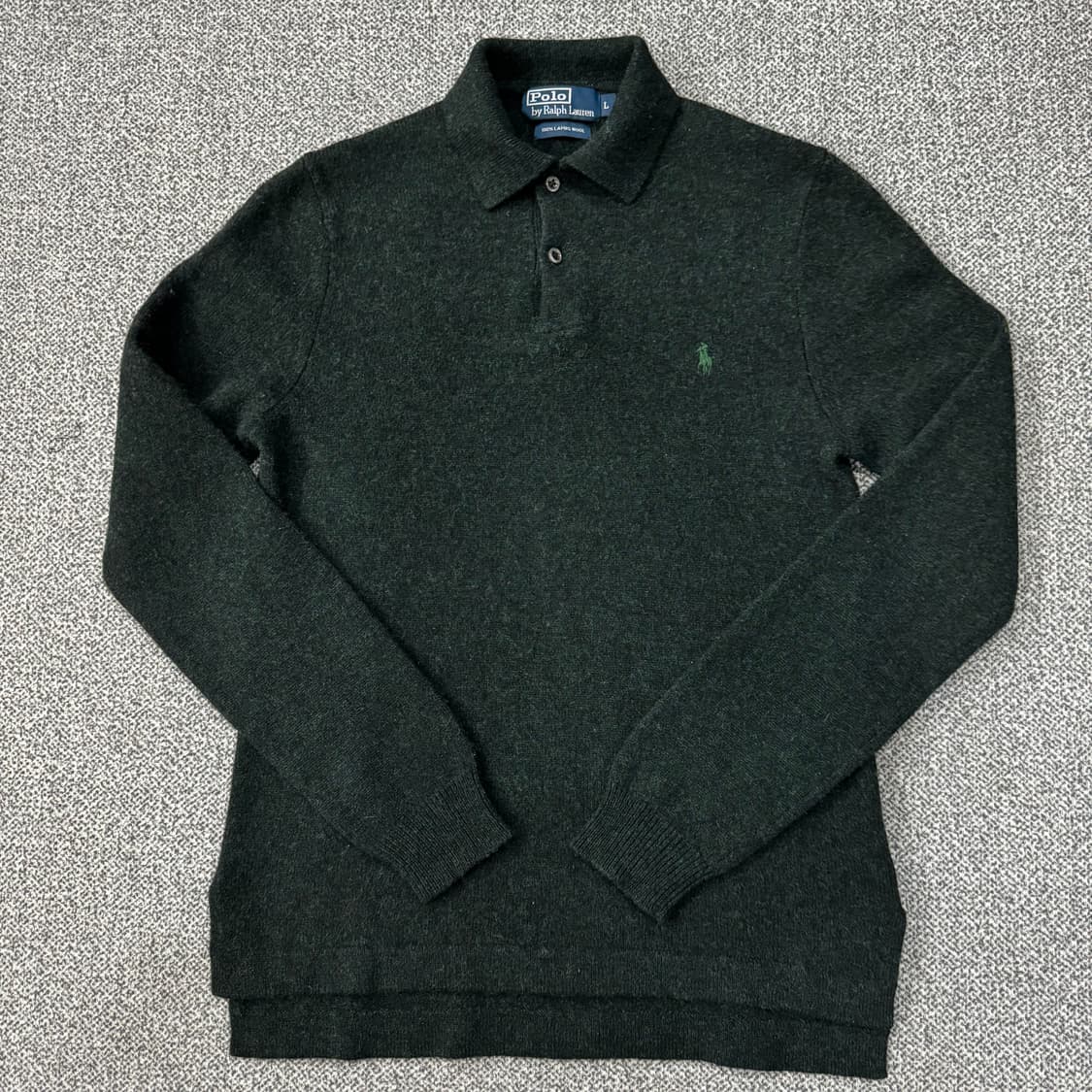 폴로 랄프로렌 램스울 카라 니트 스웨터 상품이미지1