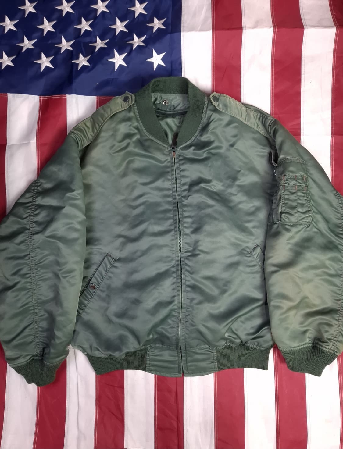 오리지날 서울의봄 80's 국군용 MA-1 장교용 항공자켓 상품이미지1