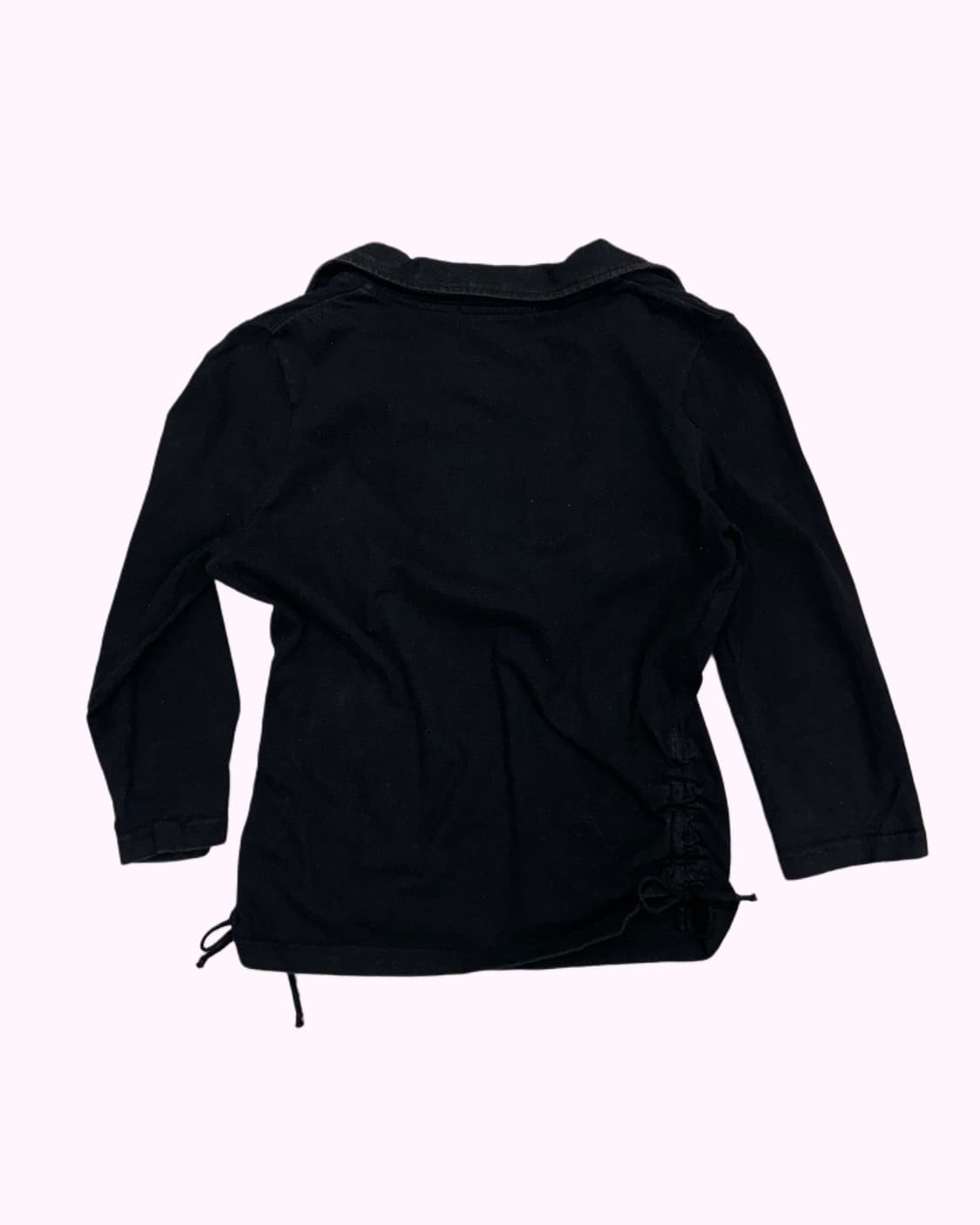 v-neck shirring pk t-shirt 상품이미지4