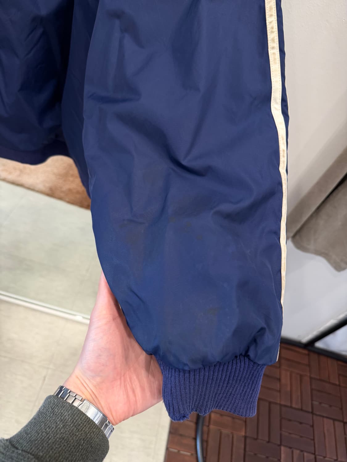 90s Adidas 아디다스 올드스쿨 스펠아웃 리버서블 자켓 상품이미지8