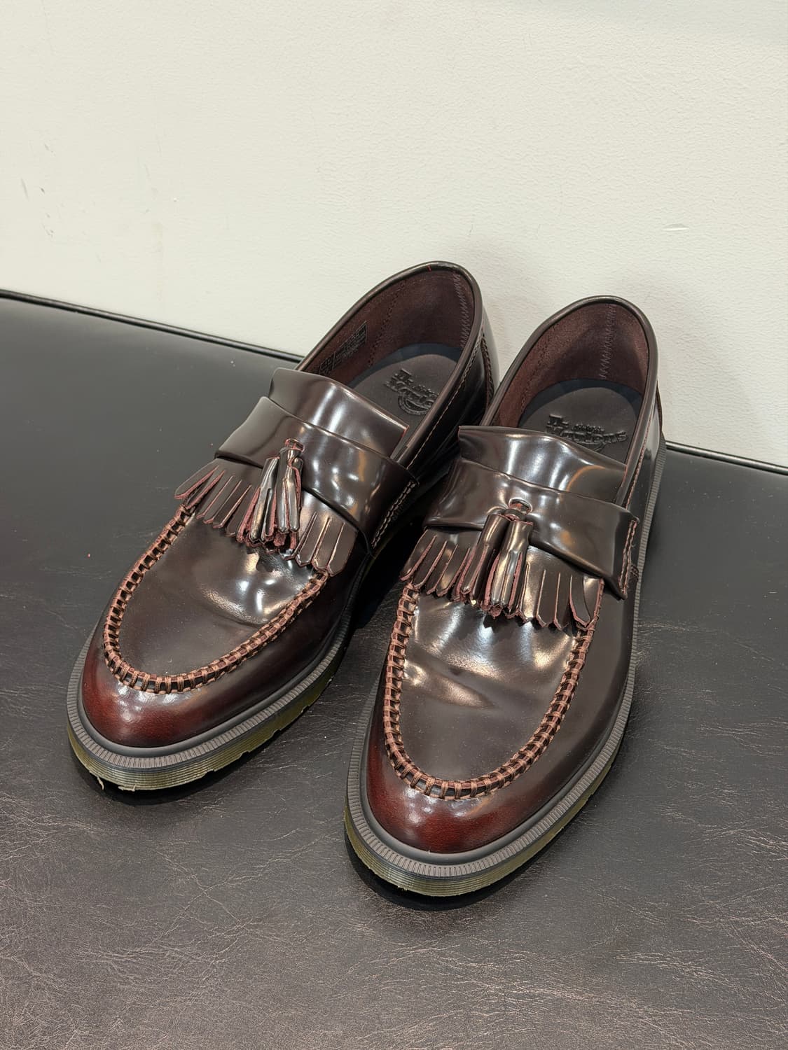 닥터마틴 아드리안 아카디아 레더 로퍼 체리 레드290 상품이미지1