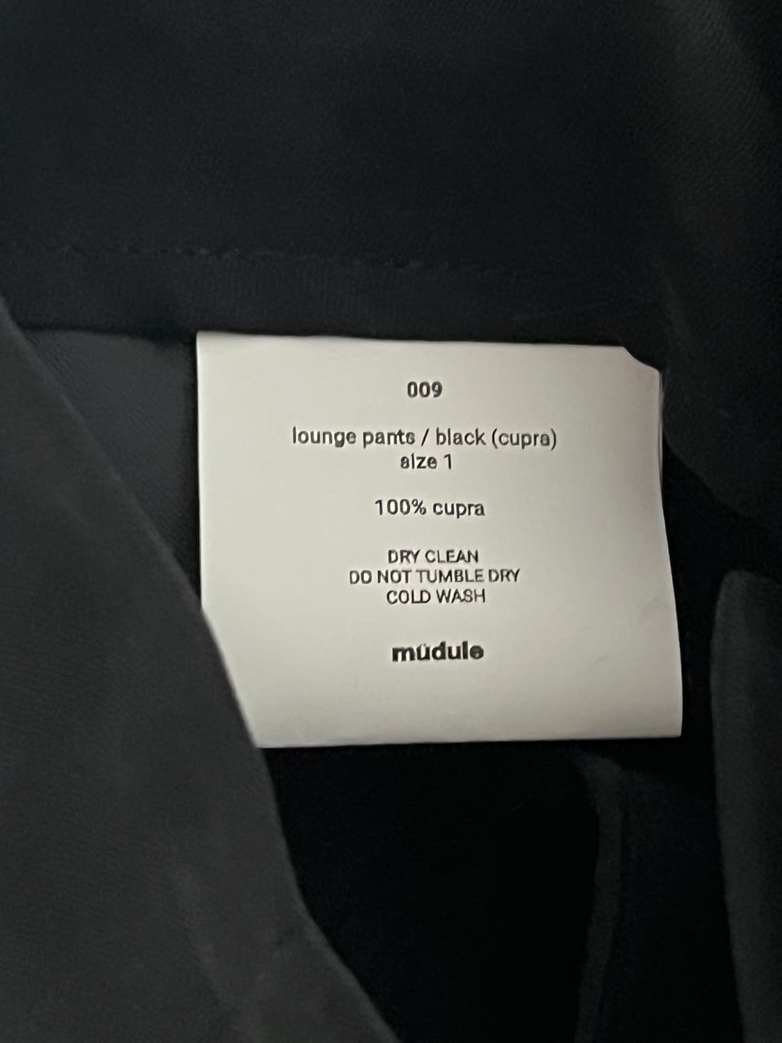 Mudule 라운지 블랙 큐프라 1 상품이미지2