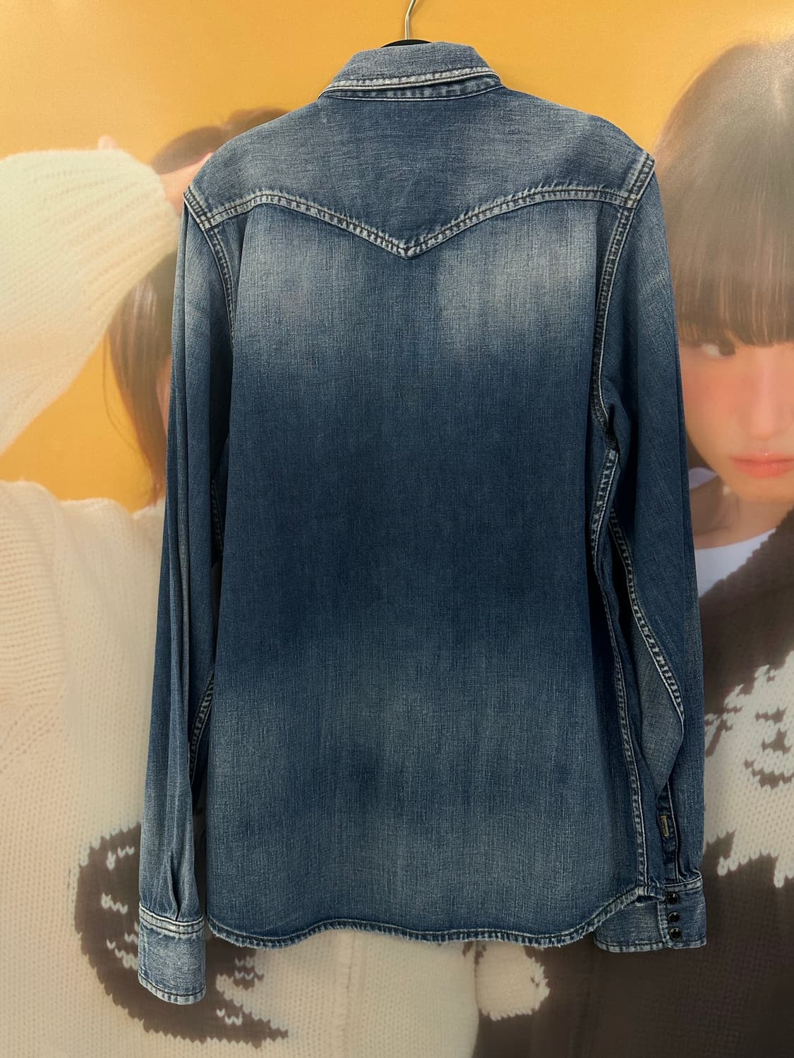DIESEL 디젤 중청데님 긴팔셔츠 상품이미지5