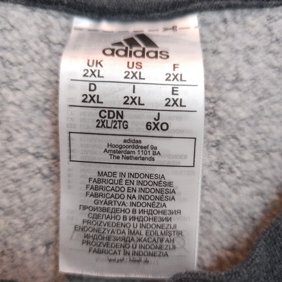 아디다스 진그레이 맨투맨 기모 스웻셔츠 상품이미지6