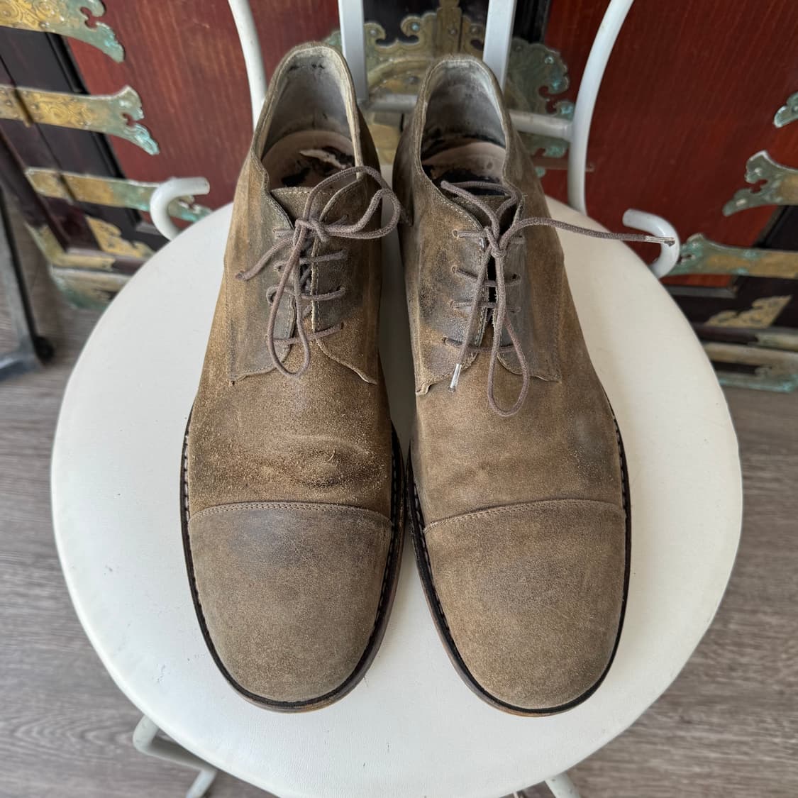 Carpe Diem 누벅 레더 더비 슈즈 상품이미지3