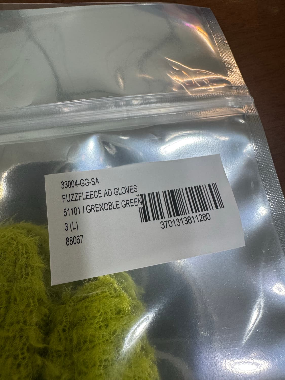 새티스파이 퍼즈 플리스 AD 장갑L (새상품) 상품이미지8