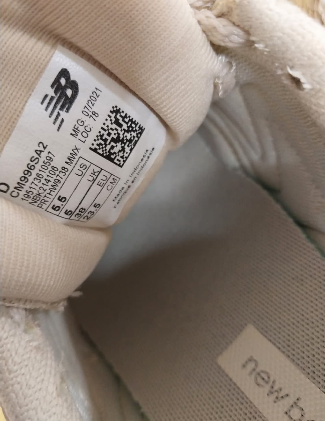 여성 뉴발란스 996 스니커즈, 운동화 (235) 상품이미지9