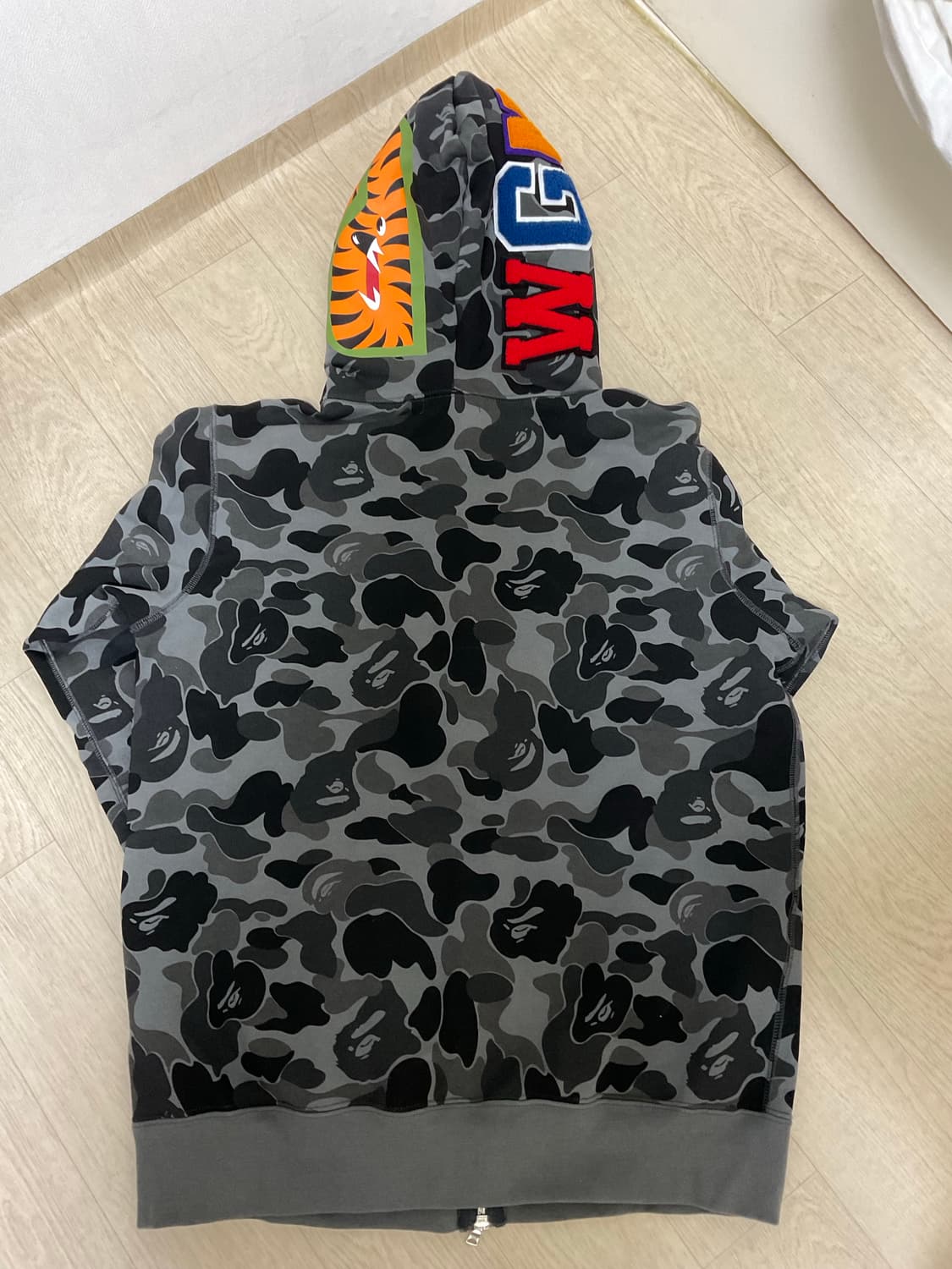 베이프 그레이 후드집업 / XL 상품이미지4