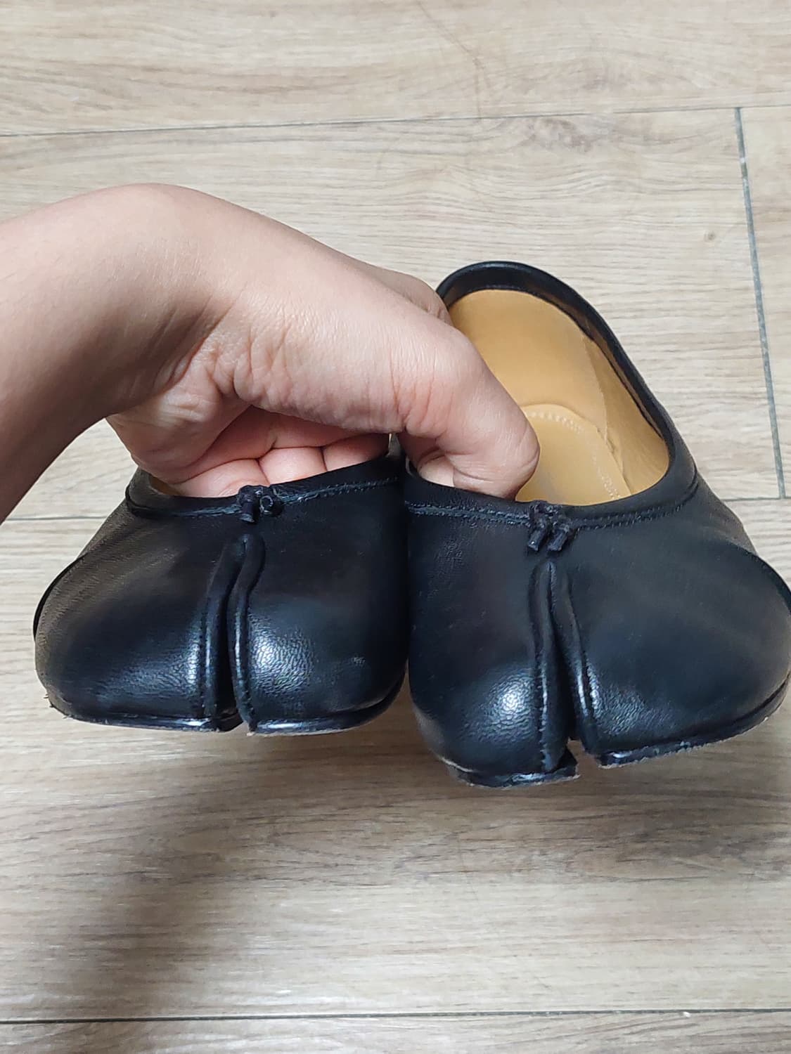 메종 마르지엘라 타비 발레리나 (블랙 / 240 사이즈) 상품이미지4