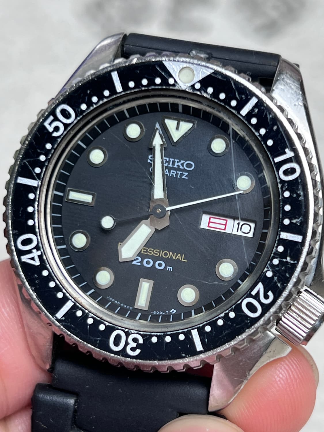 80s seiko 6458-6020 다이버워치 상품이미지2