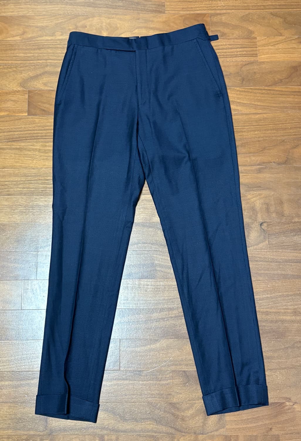 [Polo Ralph Lauren]네이비 울 블랜드 투턱 트라우저 팬츠 상품이미지3