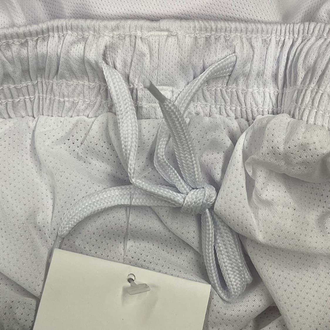 [정품/2XL] 르꼬끄 화이트 축구 반바지 레드 블랙 라인 b17 상품이미지5