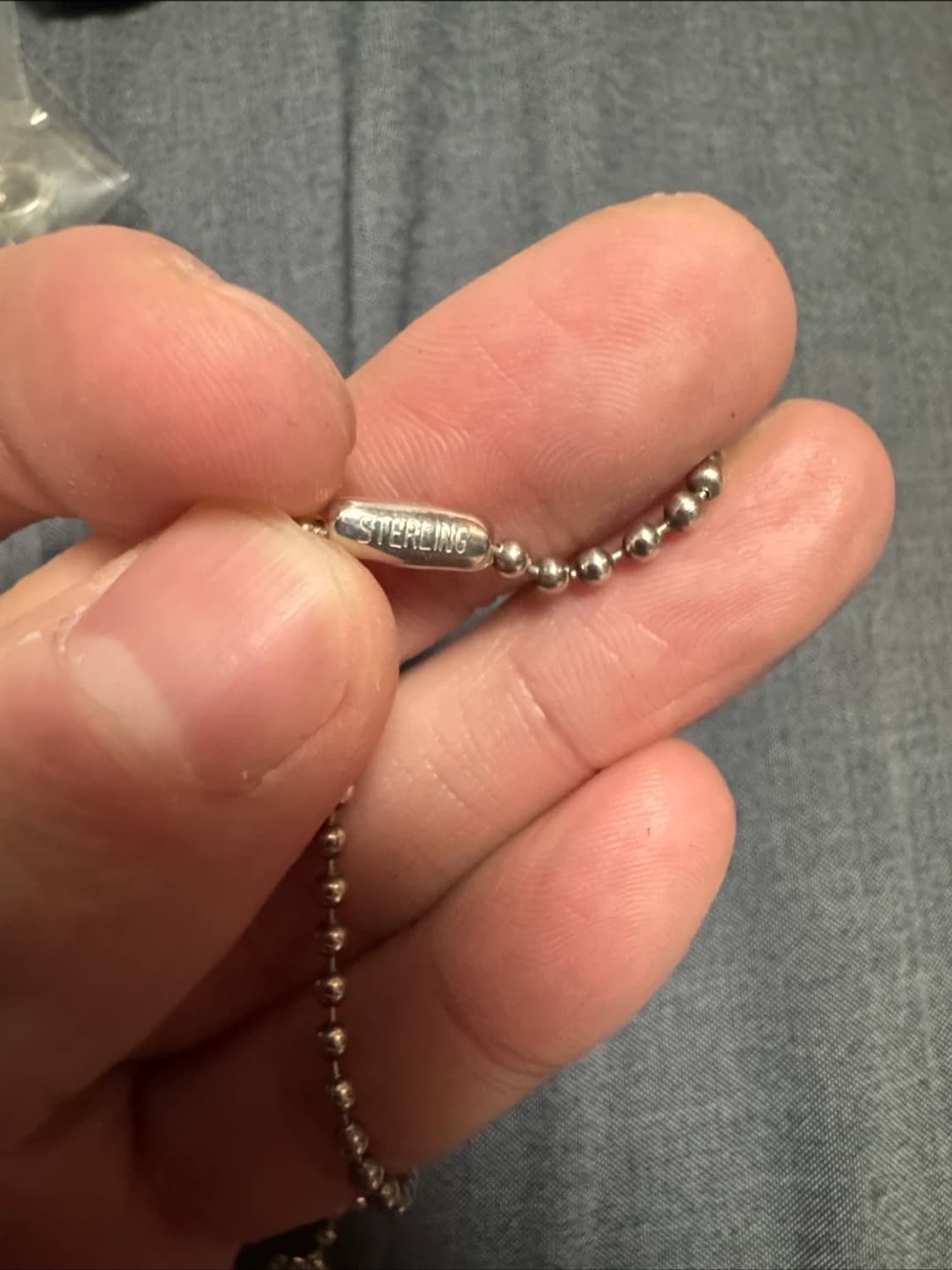 새상품) 크롬하츠 정품 볼체인 30인치 영수증0 상품이미지2